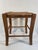 Mid-Century Modern Vintage Mid Century French Rush "Paille" Stool For Sale - Image 3 of 17