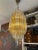 Murano Amber and Clear Glass Pendant Light from Venini, 1960s For Sale - Image 9 of 11