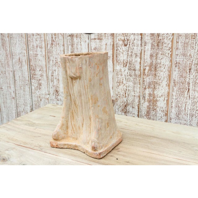 Vintage Terracotta Tang Style Statue For Sale - Image 4 of 9