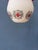 Vintage Opaline Glass Ceiling Lamp with Orange Ceiling Cap from Thabur For Sale - Image 10 of 11