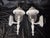 Vintage Outdoor Seeded Glass Wall Sconses - A Pair For Sale - Image 4 of 13
