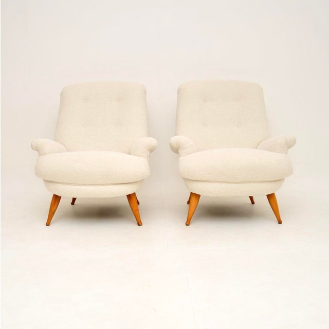 Mid-Century Modern Vintage Danish Lounge Chairs from Berga Mobler, 1960s, Set of 2 For Sale - Image 3 of 9