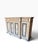 Wood Signed Habersham Hand-Painted French Country Four-Door Cabinet, August 2005 For Sale - Image 7 of 15