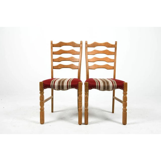 Set of 4 Danish Mid Century Dining Chairs For Sale - Image 4 of 14