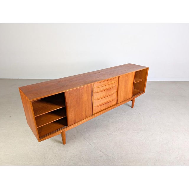 Brown Vintage Sideboard in Teak by Arne Vodder for Dyrlund For Sale - Image 8 of 13