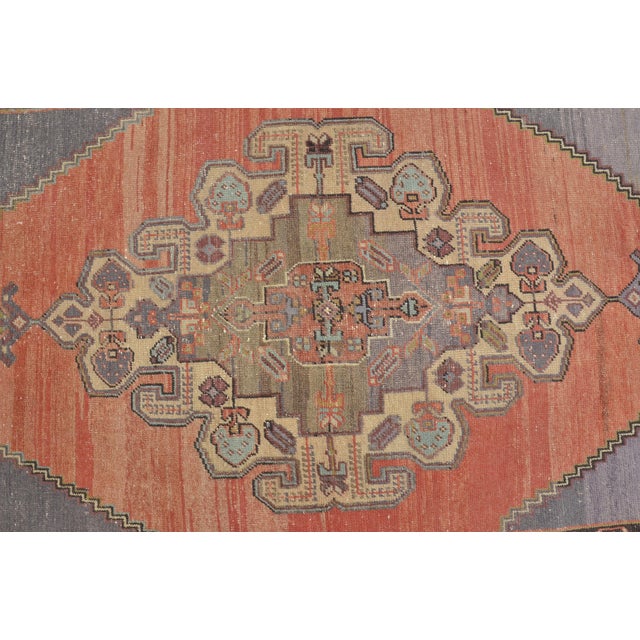 Oushak Vintage Anatolian Area Rug For Sale In Phoenix - Image 6 of 9