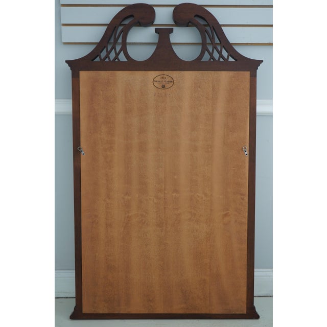 Henkel Harris Mahogany Arch Top Mirror For Sale - Image 9 of 10