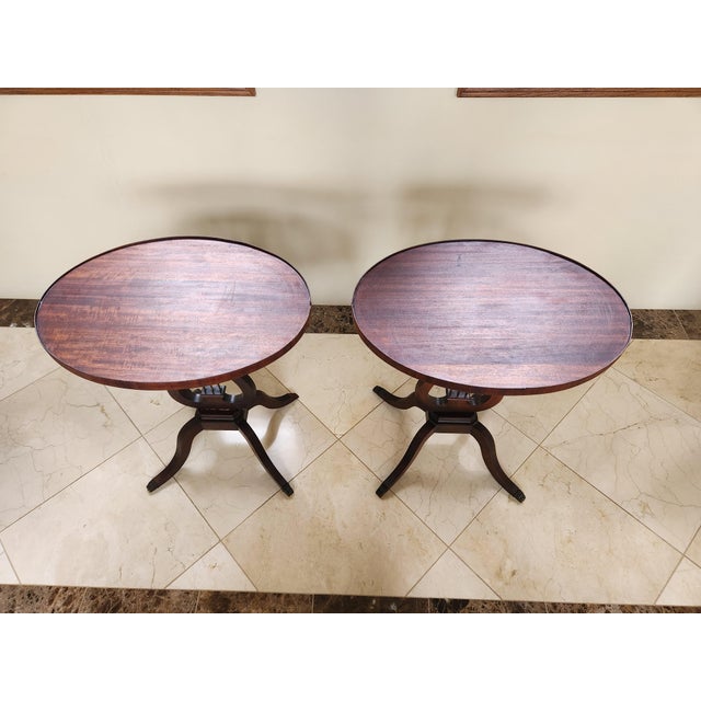 Add a touch of timeless elegance to your space with this delightful pair of Victorian-inspired side tables. Each table...
