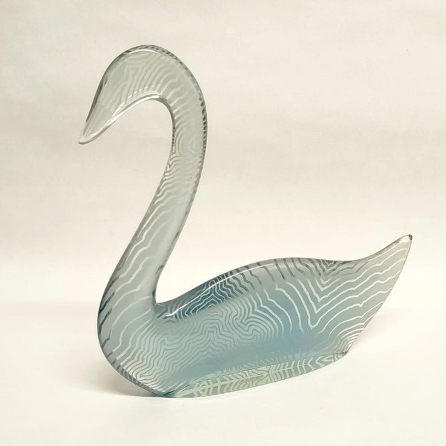 Large Swan Sculpture by Abraham Palatnik, 1960s For Sale - Image 13 of 13