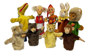 Hand Puppet Collection from Steiff, Set of 9
