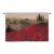 Poppyfields of Tuscany Loom Woven Tapestry - 63x90cm (2'1"x3'0") - Requires Rod Size 2 For Sale