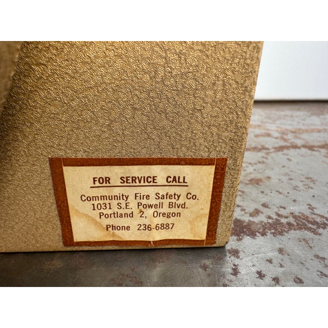 1961 Fire Alarm Panel With Red Indicators For Sale - Image 6 of 15