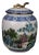 Famille Rose Landscape Porcelain Ginger Jar, Chinoiserie Decor Canister For Sale