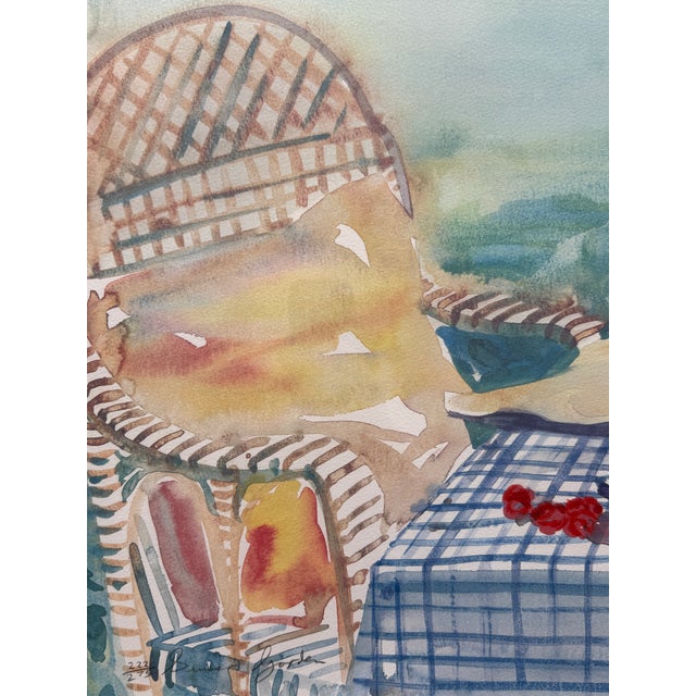 "Summer Garden" Limited Edition Serigraph by Patrick Livingstone For Sale In Miami - Image 6 of 8