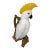 A William Brownfield Majolica Pitcher Modeled as a Cockatoo, English, Dated 1877 For Sale