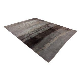 Calvin Klein Luster Wash Chrome Rug For Sale