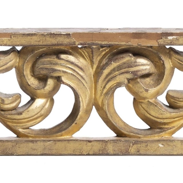 Wood 18th Century Sacred Art Carved Element For Sale - Image 7 of 8