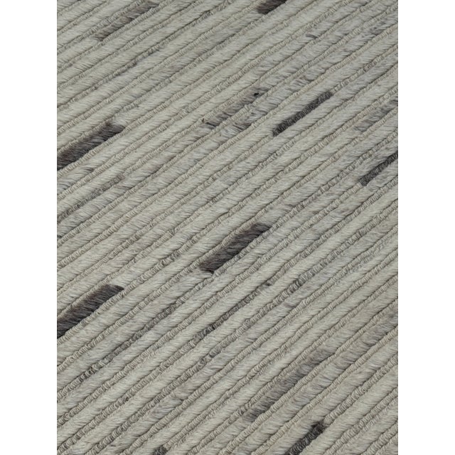 11ft 9in × 14ft 7in Ben Soleimani for Restoration Hardware Linear Stripe Area Rug For Sale - Image 13 of 14