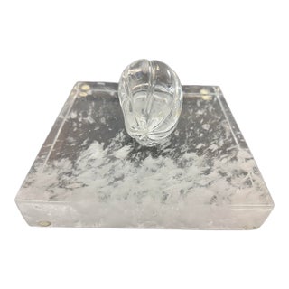 Robert Kuo Rock Crystal Sculpture For Sale