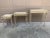 Italian Greek Key Nesting Tables in Aged Silver Leaf & Gilt, Set of Three For Sale - Image 12 of 13