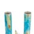 Pair Signed Arie Ofir Israeli Sterling Silver & Anodized Aluminum Candlesticks For Sale - Image 10 of 12