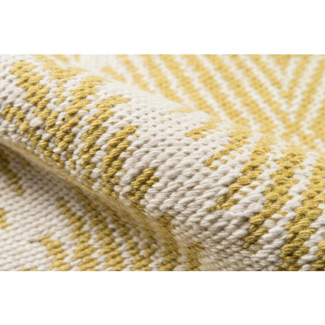Erin Gates Erin Gates by Momeni River Beacon Citron Indoor/Outdoor Hand Woven Area Rug - 7′6″ × 9′6″ For Sale - Image 4 of 7