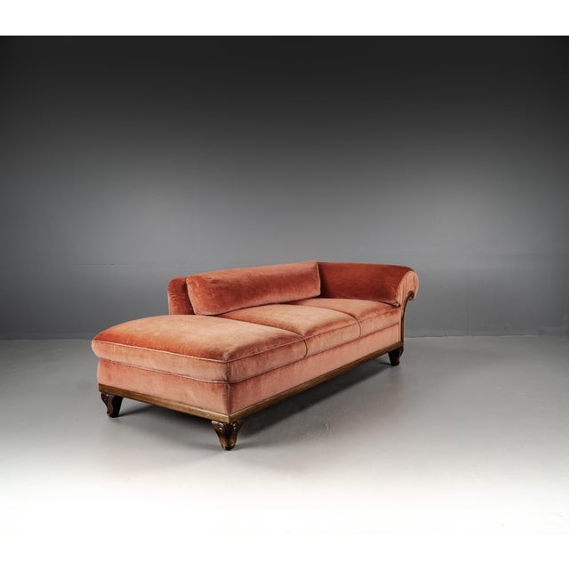 Brown Art Deco German Chaise Longue, 1930s For Sale - Image 8 of 18