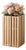 Solid Wood Slatted Planter Box 11x11x24 For Sale