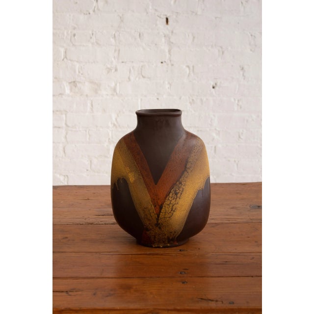 Royal Haeger “Earth Wrap” Flask Form Vase For Sale - Image 13 of 13