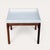Swedish rosewood planter stand with removable tray, circa 1960s. The elegant frame highlights the natural grain of the...