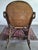 Brown Vintage Thonet Style Bentwood Cane Rocking Chair With Scrollwork For Sale - Image 8 of 14