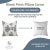 Not Yet Made - Made To Order Fabdivine Artistic Block Print Throw Pillow Cushion Cover Thick Cotton White 14x14 Inch- Abhishek For Sale - Image 5 of 5