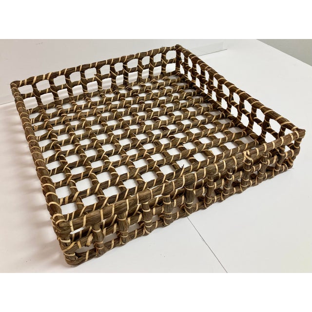 1990s Boho Chic Serving Tray #1 For Sale - Image 5 of 12