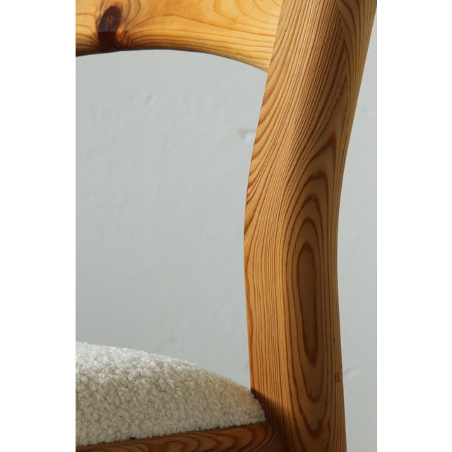 Vintage Danish Pine Dining Chairs attributed to Dyrlund, 1970s, Set of 12 For Sale - Image 17 of 18