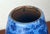Vintage Blue West German Pottery Vase from Scheurich, 1970s For Sale - Image 5 of 8
