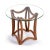 Wood Mid-Century Modern Sculptural Bentwood Pearsall Style Glass Top Pedestal Side Tables For Sale - Image 7 of 10