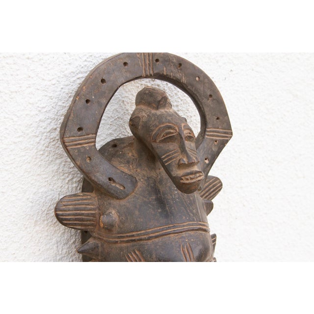 Crested Ancestor, Primitive Mask For Sale - Image 4 of 7