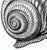 Fornasetti Tema E Variazioni Porcelain Wall Plate No. 260, the Snail For Sale In Philadelphia - Image 6 of 8