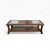 Mid 20th Century Smoked Glass and Oak Parquetry Coffee Table With Lower Shelf For Sale - Image 10 of 18