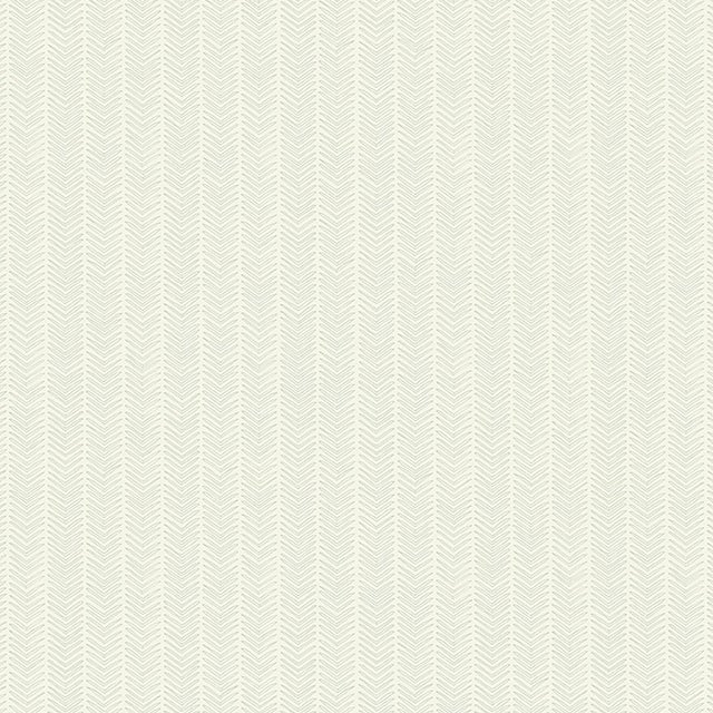 SAMPLE - Boråstapeter Chevron Sketch Wallpaper In Leaf For Sale