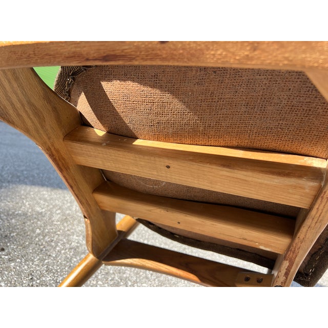 Brown 1950s Vintage Attributed to Gunlocke Chair Co. in Walnut For Sale - Image 8 of 13