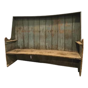 Antique American Wooden Settle