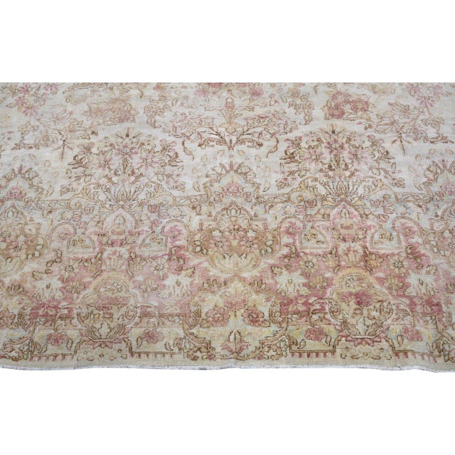 1960s Vintage Turkish Anatolian Professional Hand Made Rug, 9'8x18'5 For Sale - Image 5 of 6