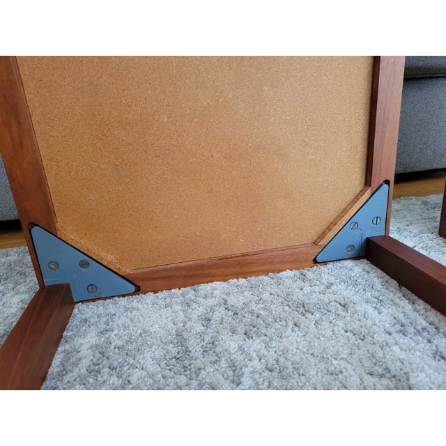 Mid 20th Century American Modern Jane and Gordon Martz Walnut and Tile Top Side Tables- a Pair For Sale - Image 6 of 11