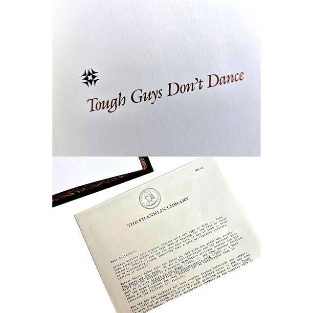 Signed 1st Edition of "Tough Guys Don't Dance", by Norman Mailer, the Franklin Library For Sale - Image 9 of 11