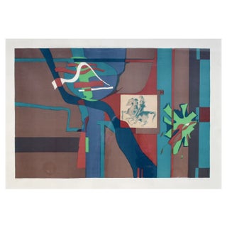 Gudmund Olsen, Abstract Composition, 1974, Lithograph For Sale