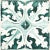 Contemporary Sample - Schumacher X Mary McDonald Azulejos Wallpaper in Emerald For Sale - Image 3 of 6