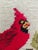 1960s Red Cardinal Bird Framed Needlepoint For Sale - Image 4 of 9