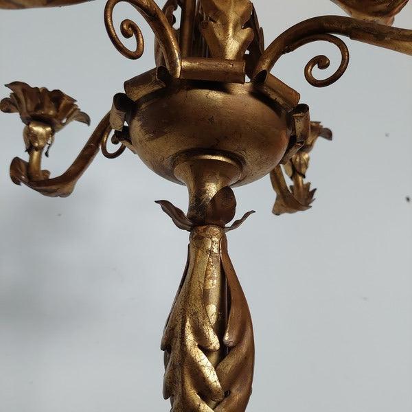 Antique Floor Candlestick, 1900s For Sale - Image 5 of 17