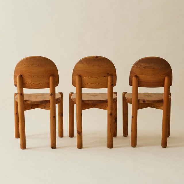 1970s Rainer Daumiller Danish Pine Dining Chairs, Set of 6, 1970's For Sale - Image 5 of 11